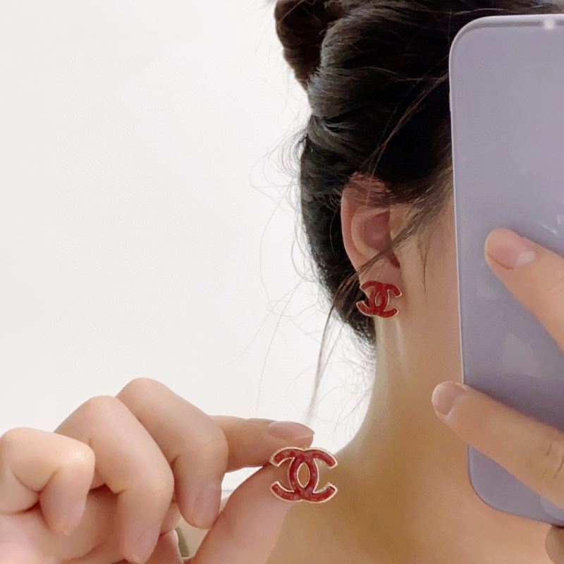 Ch*el earrings